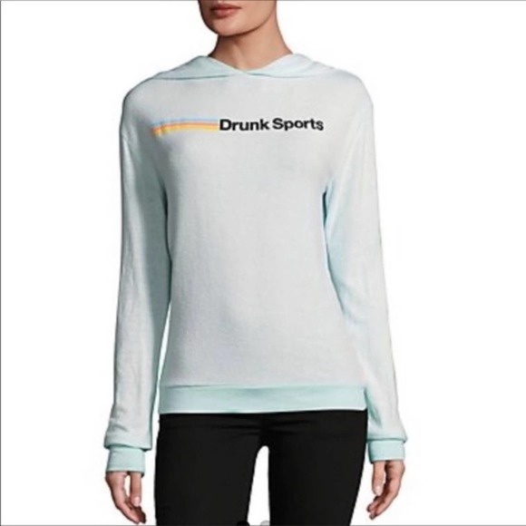 NWOT Wildfox Gypsy Drunk Sports Hoodie Shirt M - Picture 1 of 6